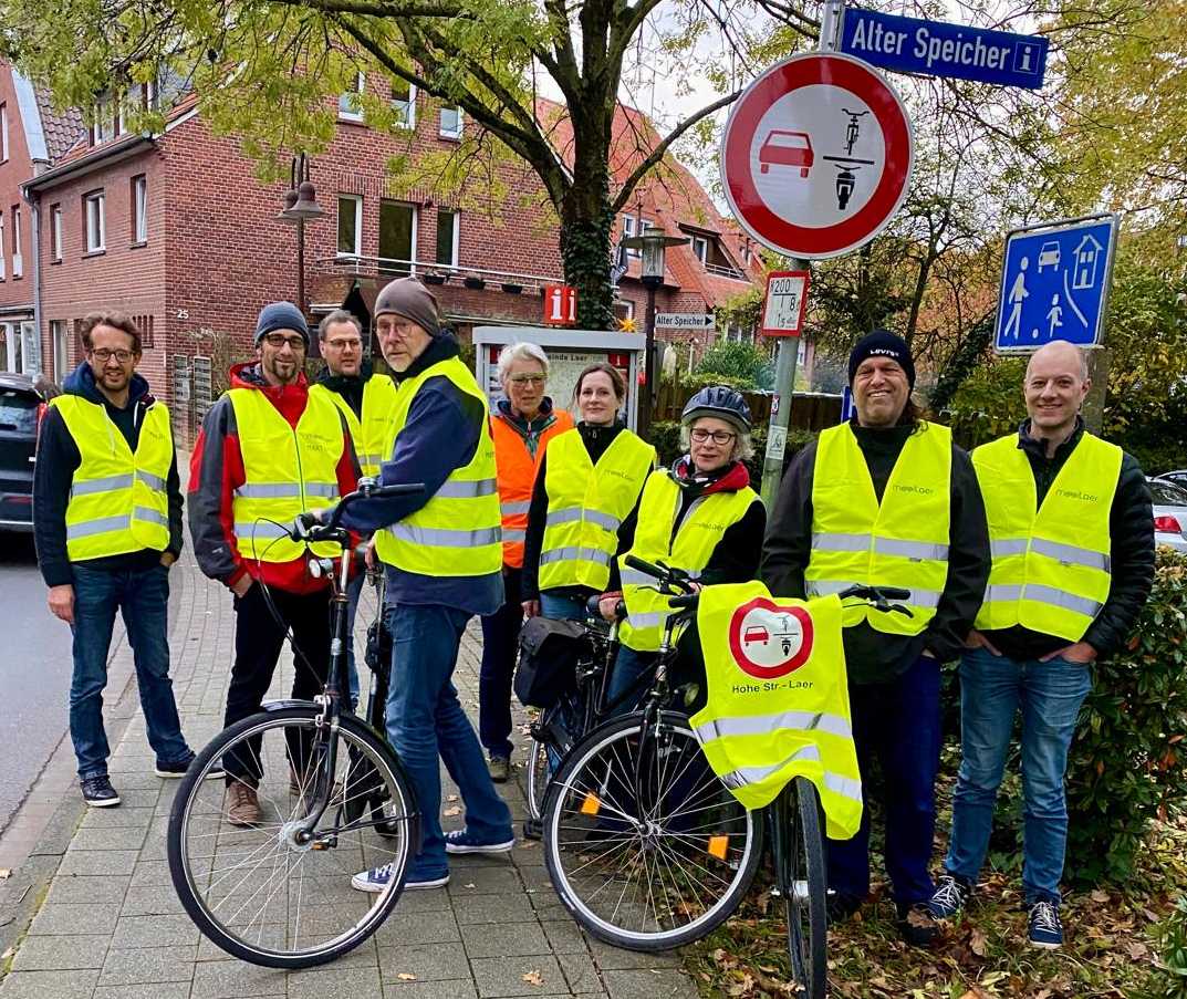 Die Teilnehmer der Radtour